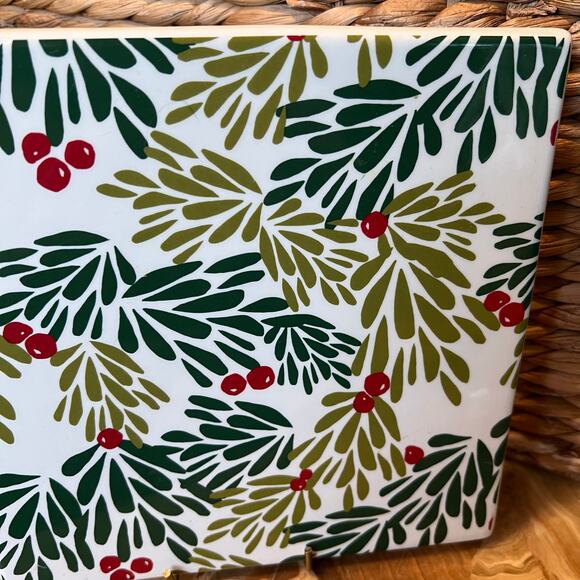 Crate & Barrel Holly Trivet - Picture 2 of 5